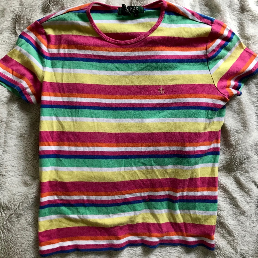 Ralph Lauren Rainbow Tee - Picture 1 of 3